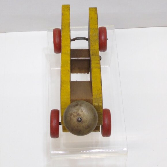 Fisher Price Walt Disney's Pinocchio's Donkey Wooden Pull Toy #494 Vintage RARE - Picture 4 of 10